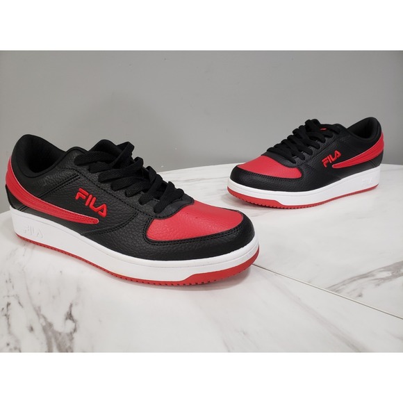 VERY CLEAN!! - FILA Sneakers A-Low Red Black Men's US 9 - Picture 1 of 7